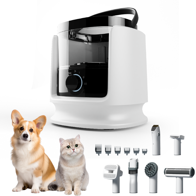 Pet Grooming - 2026 Hochwertiger Multifunktions-Tierhaarsauger und -Trimmer Bürste