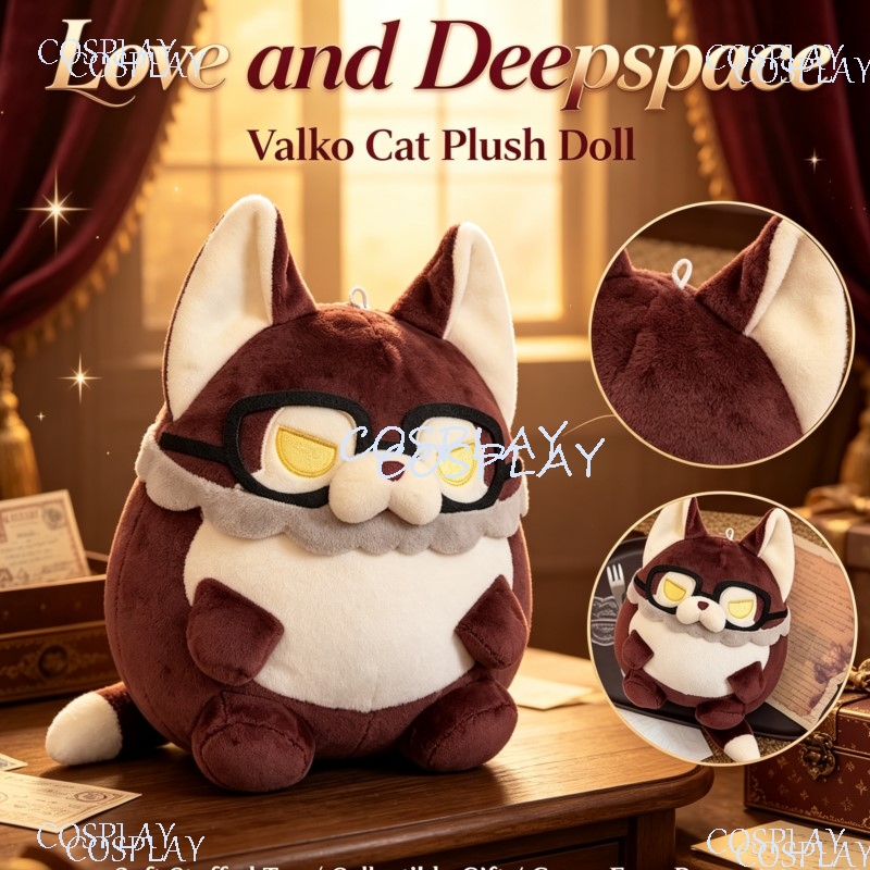 Cat Toys - Love and Deepspace Valko Katzen-Plüschpuppe Weiches