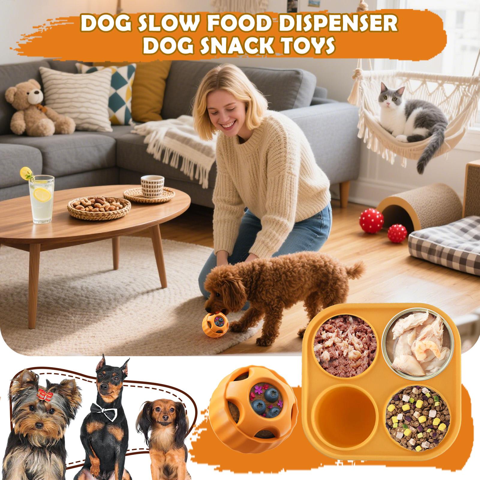 Dog Puzzle Feeder Toy - Leckerli-Ausgabe, Hundespielzeug, Hundespielzeug, Leckerli-Ausgabe, Puzzle-Spiele, langsamer