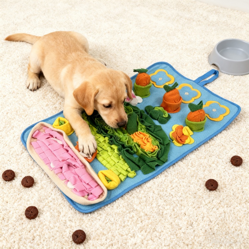 Snuffle Mat For Dogs - Hunde-Schnüffelmatte Puzzle-Spielzeug für Hunde Interaktiver Futterteppich