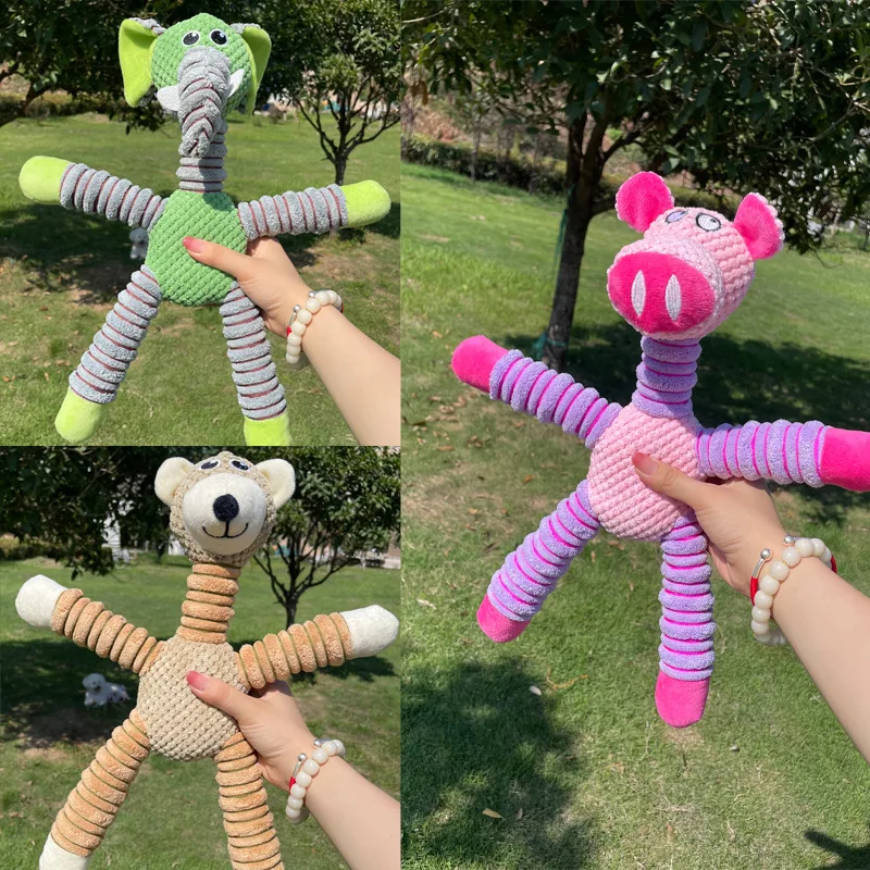 Indestructible Dog Chew Toy - Unzerstörbare Quietschende Hundespielzeuge für Große Hunde