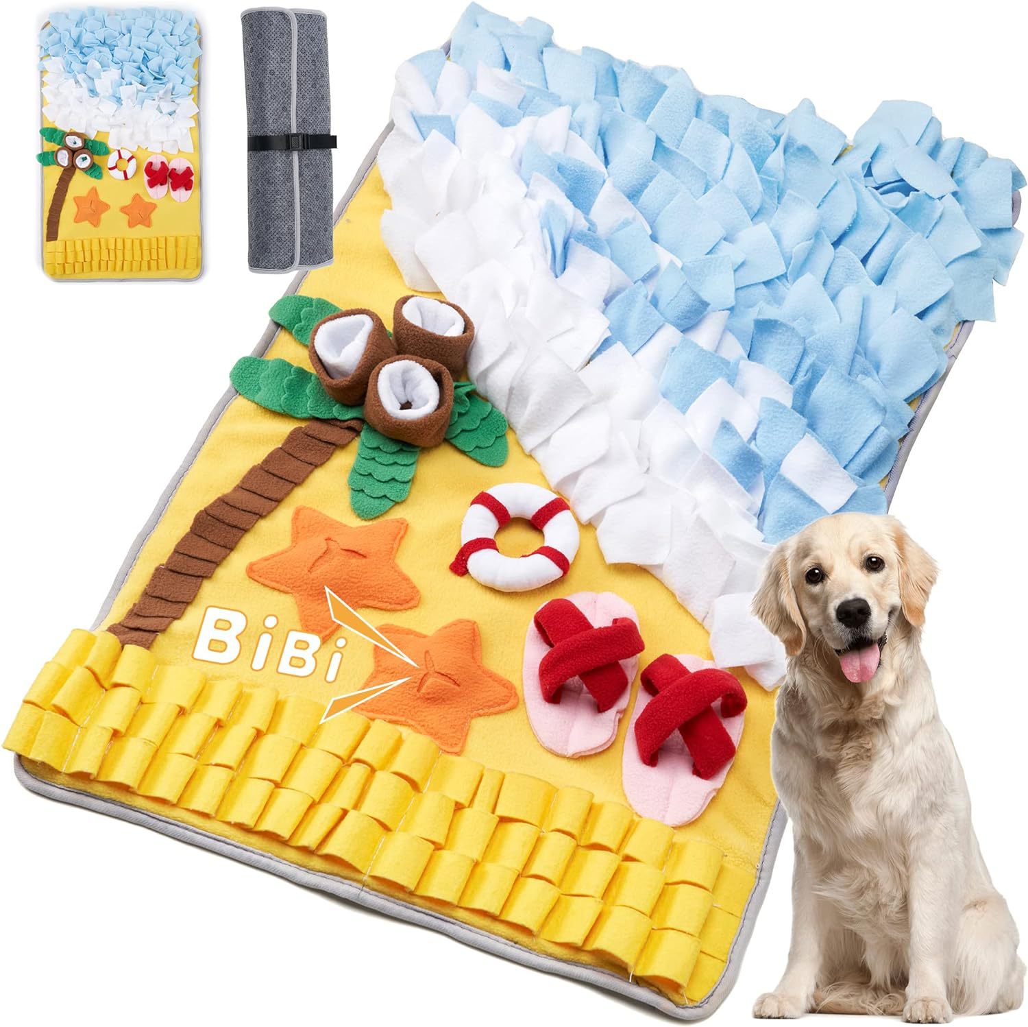 Snuffle Mat For Dogs - Neue Schnüffelmatte für Haustiere, Hundetraining, Verstecktes