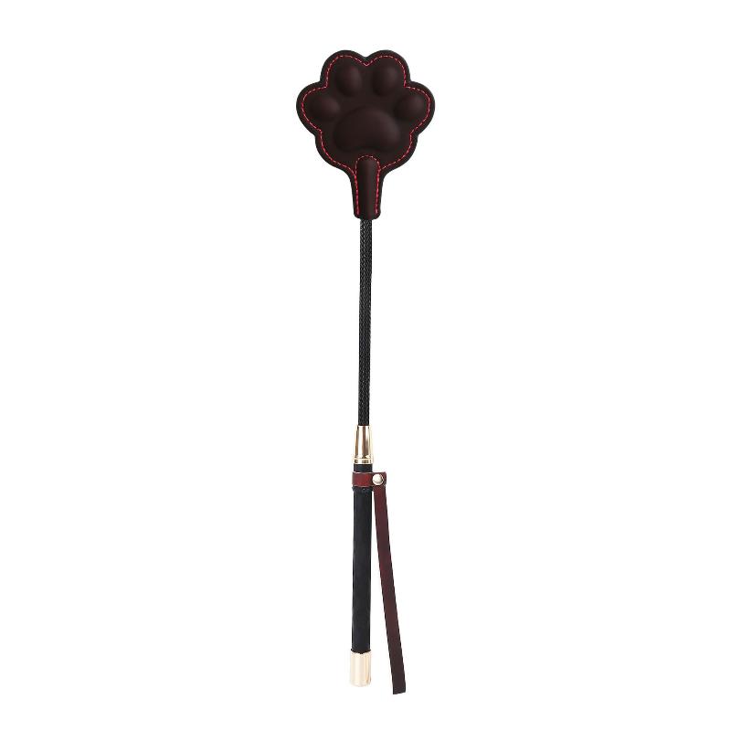Cat Toys - Körperwärme-Sensitives Farbwechselndes Leder-Spanking-Paddle mit 3D Niedlichem