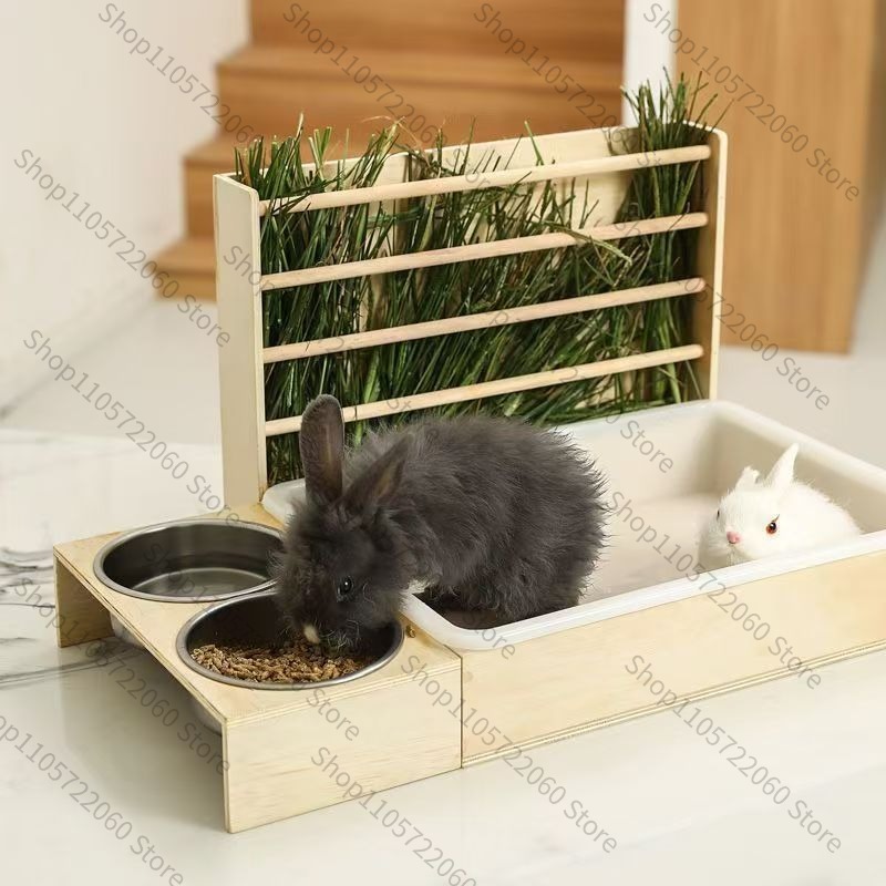 Holz-Kaninchenfutterautomat, M – Pet Feeders Bewertung und Preis