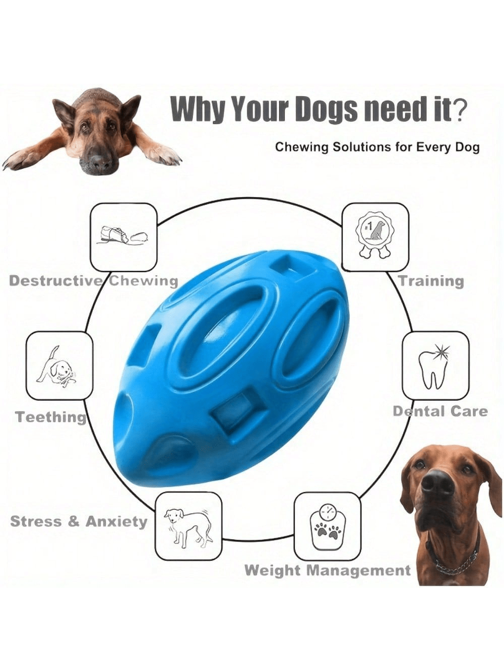 1 Stück Unzerstörbarer Quietsc – Indestructible Dog Chew Toy Bewertung und Preis