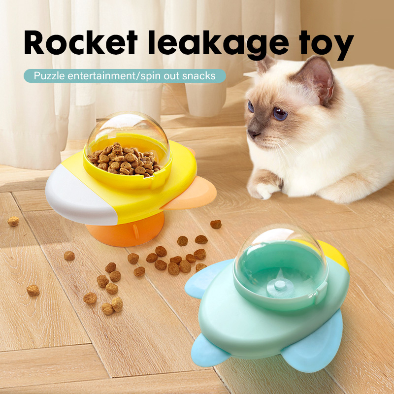 Raketenförmiges rotierendes Ka – Dog Puzzle Feeder Toy Bewertung und Preis