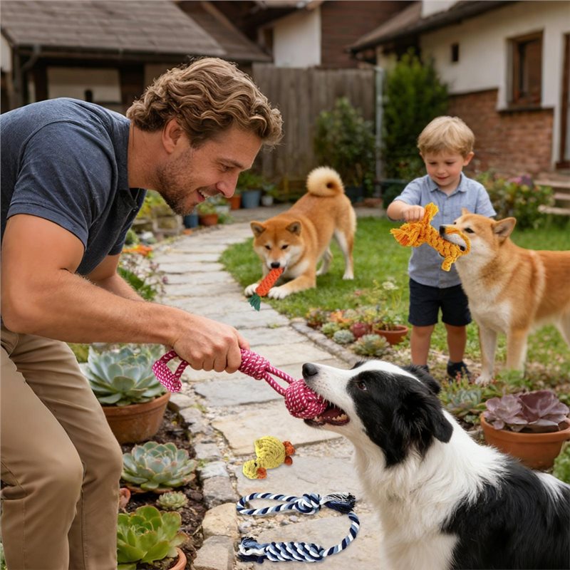 Seil für Hunde, 6 Stück, Baumw – Dog Rope Toy Aggressive Chewers Bewertung und Preis