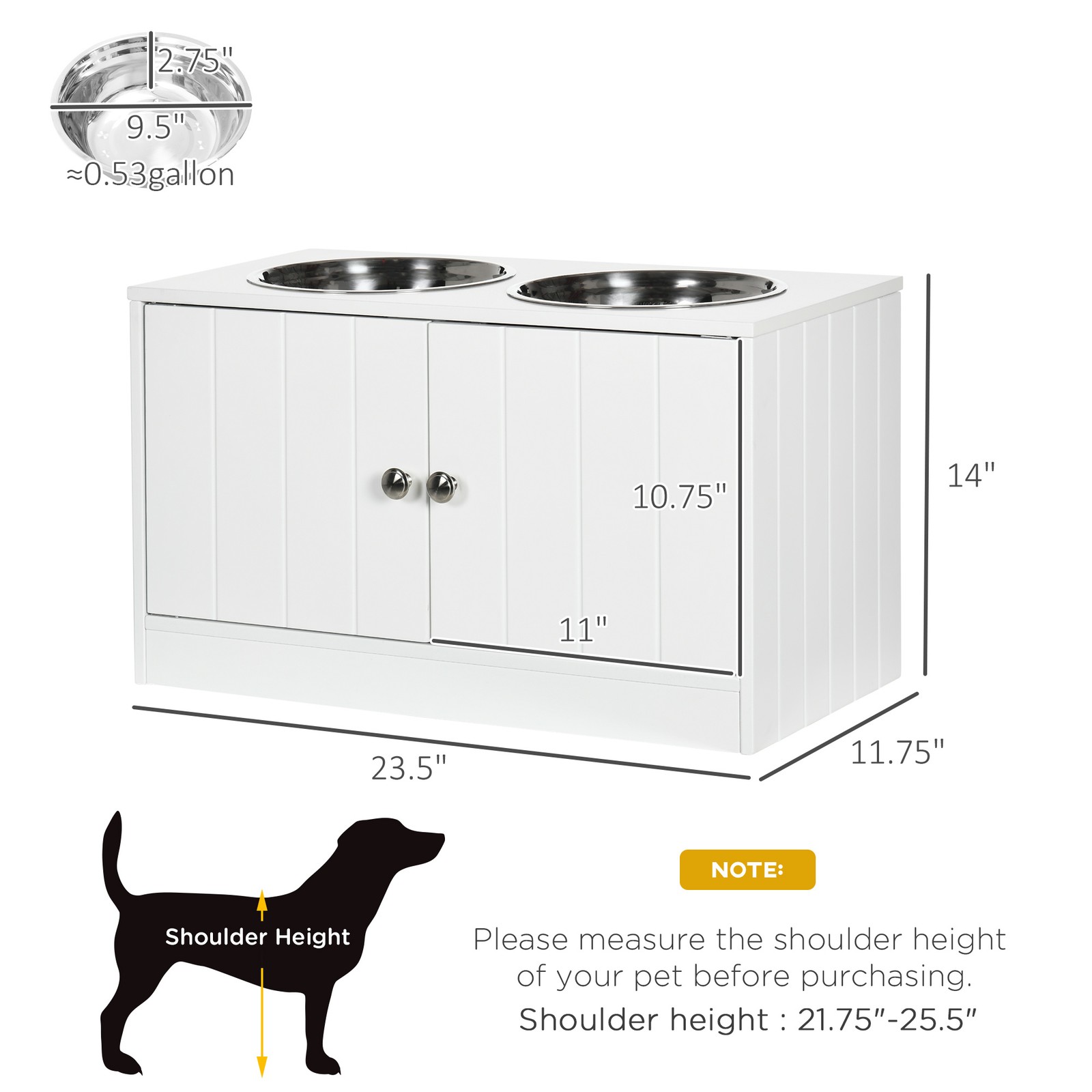 Hundefutterschrank mit Magnetv – Pet Feeders Bewertung und Preis