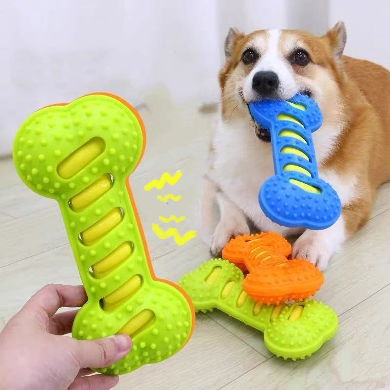 Gummi-Knochen-Hundekauartikel: – Teeth Cleaning Dog Chew Bone Bewertung und Preis