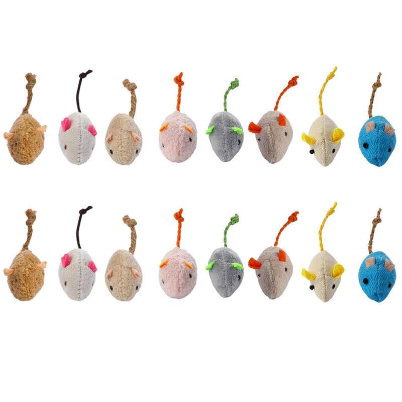 16PCS Interaktive Katze Mäuse  – Catnip Interactive Plush Mouse Bewertung und Preis