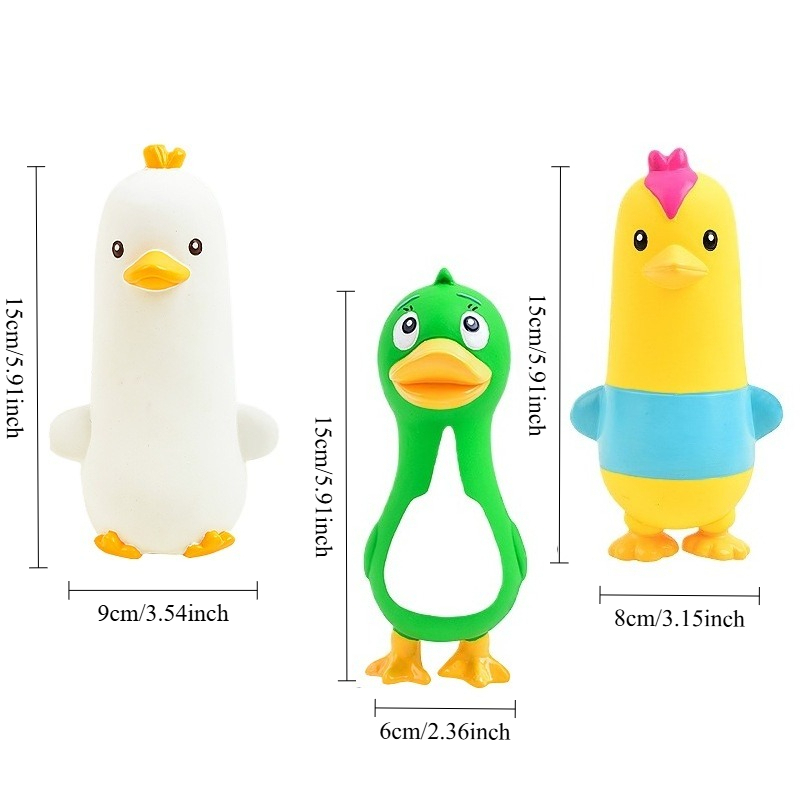Quietschendes Latex-Huhn-Enten – Interactive Squeaky Plush Dog Toy Bewertung und Preis