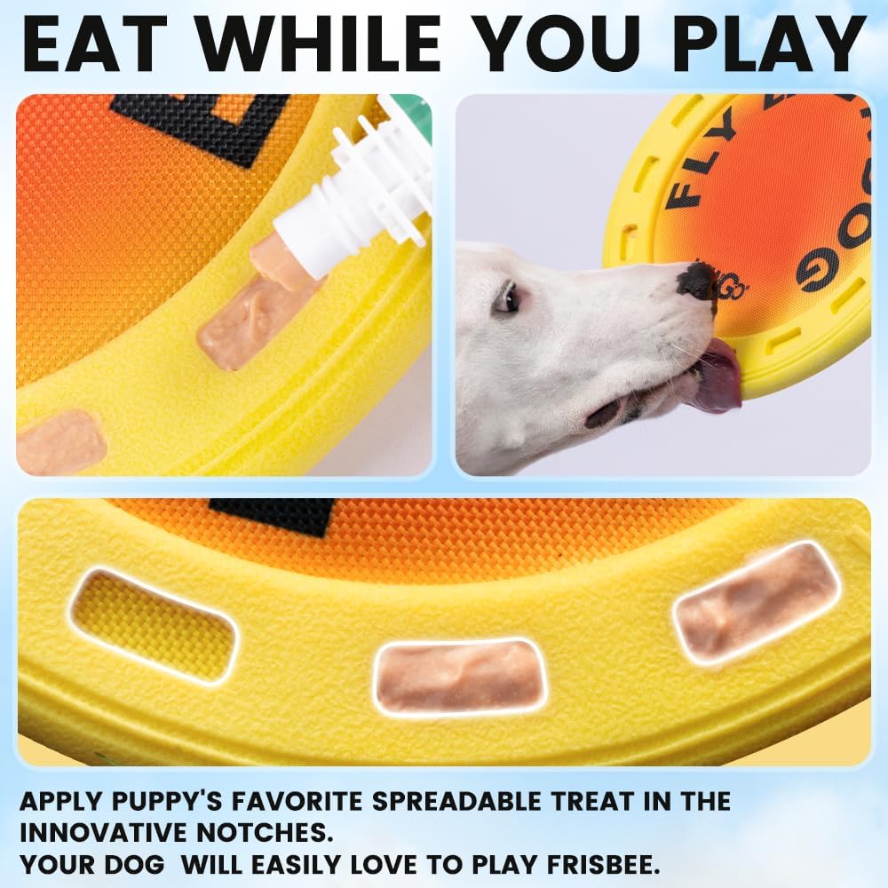 Langlebiges Hunde-Flugscheiben – Flying Disc Dog Training Toy Bewertung und Preis