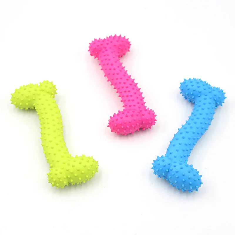 Langlebiges Haustier-TPR-Vollg – Teeth Cleaning Dog Chew Bone Bewertung und Preis
