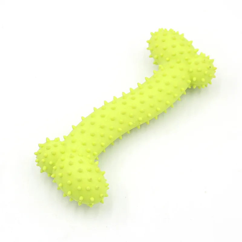 Langlebiges Haustier-TPR-Vollg – Teeth Cleaning Dog Chew Bone Bewertung und Preis