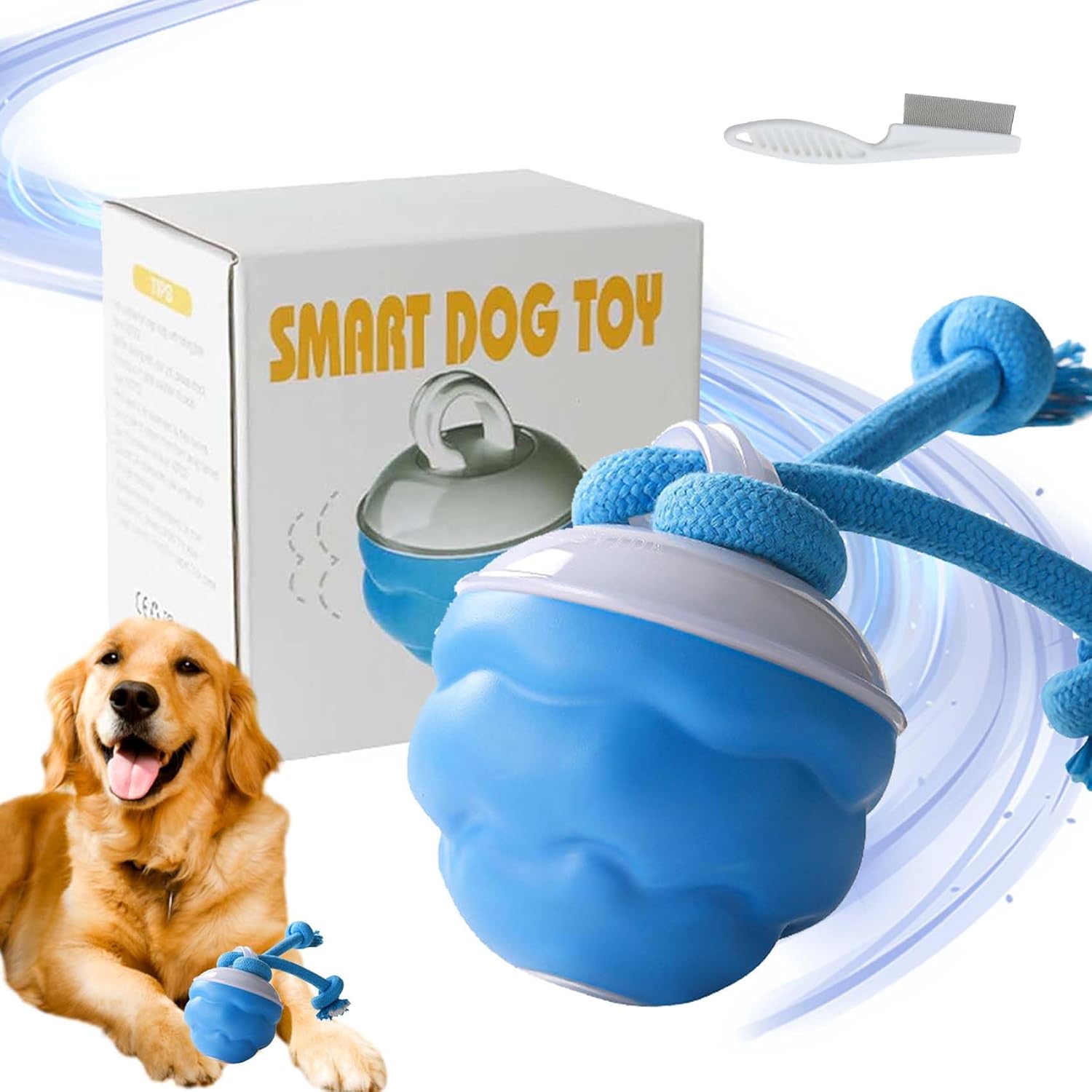 Intelligentes Hundespielzeug,  – Automatic Moving Dog Ball Bewertung und Preis