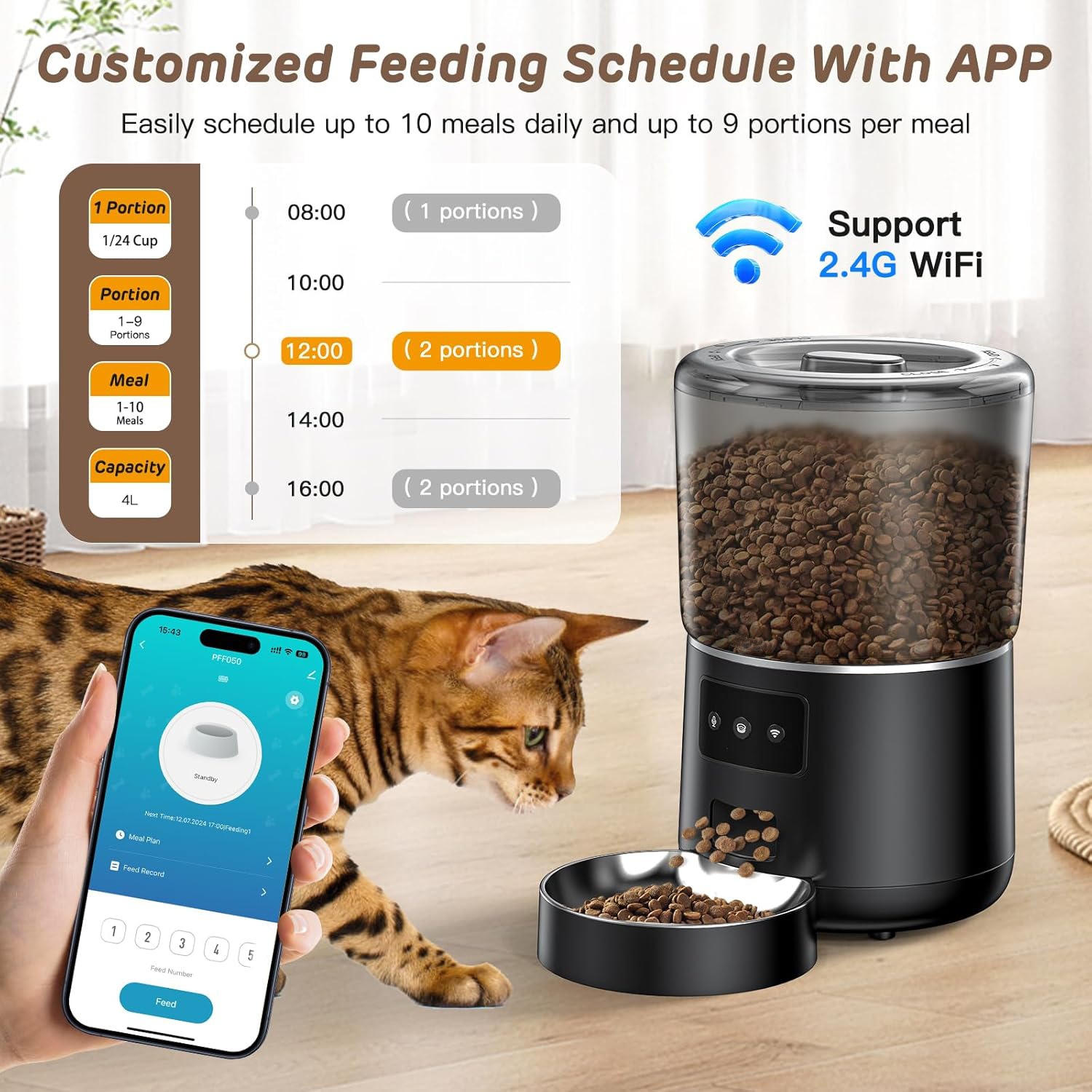 Automatischer Tierfutterautoma – Pet Feeders Bewertung und Preis