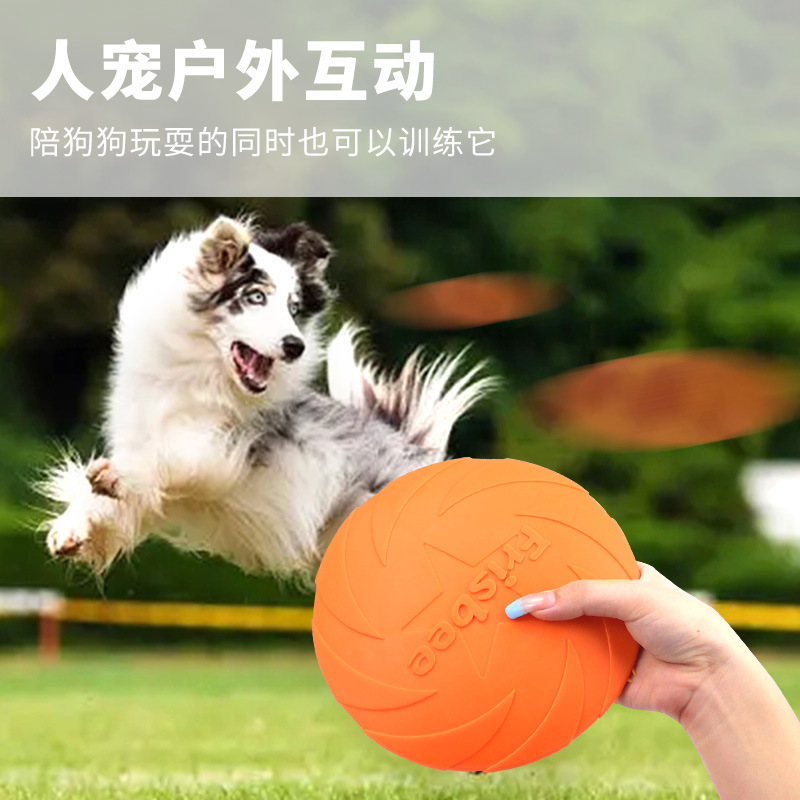 Haustierspielzeug, TPR Hund Fr – Flying Disc Dog Training Toy Bewertung und Preis
