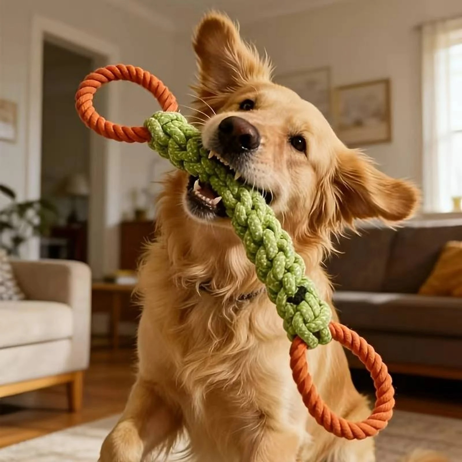 Langlebiges Hunde-Seil-Knotens – Indestructible Dog Chew Toy Bewertung und Preis