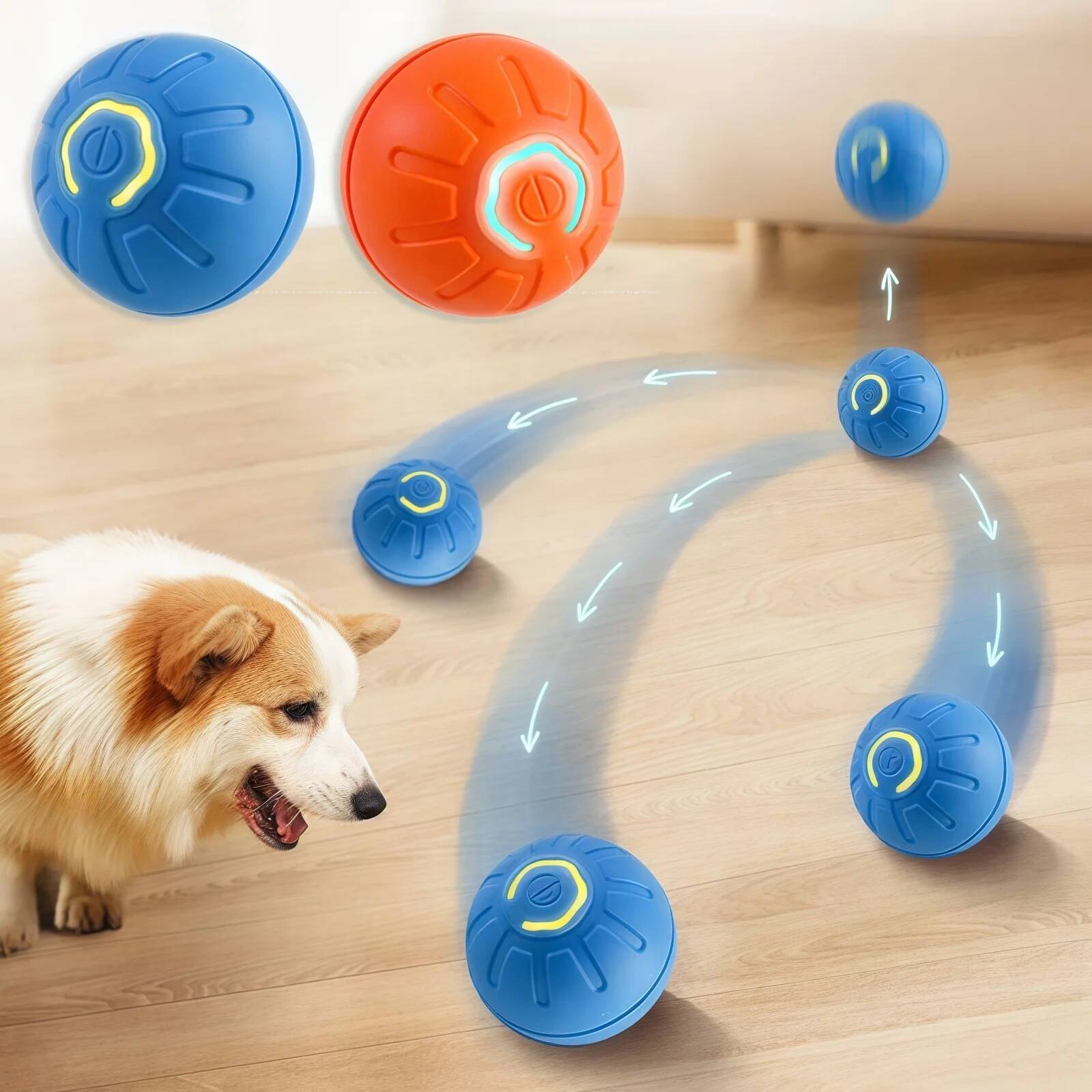 Intelligenter Hundespielball E – Automatic Moving Dog Ball Bewertung und Preis